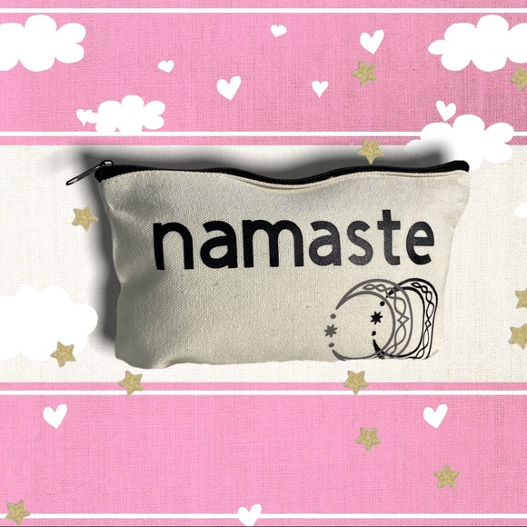 New canvas zip makeup case pouch zipper bag accessories *YOU CHOOSE* - Picture 3 of 13